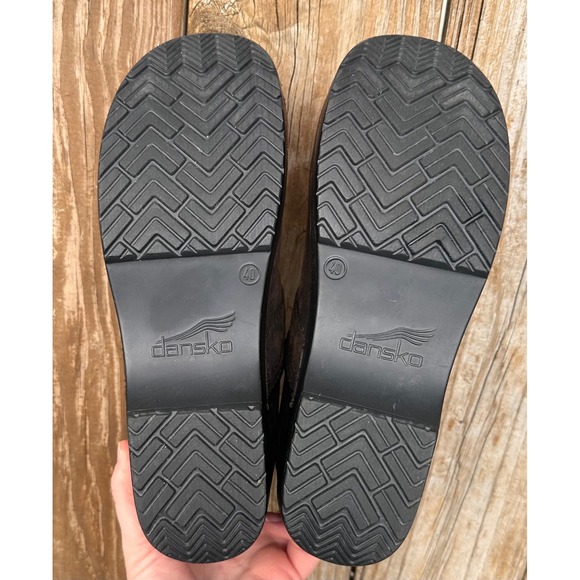 Dansko Chocolate Brown Leather Clogs Brown Women's Size 40 EU - Picture 6 of 6